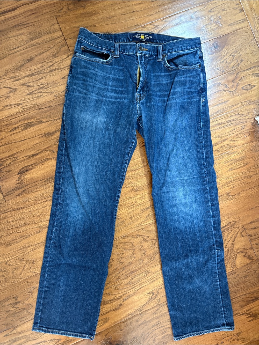 Lucky Brand Men's Straight Jeans - Dark Blue Wash